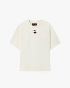 Speed Cherry Tee - Marshmallow