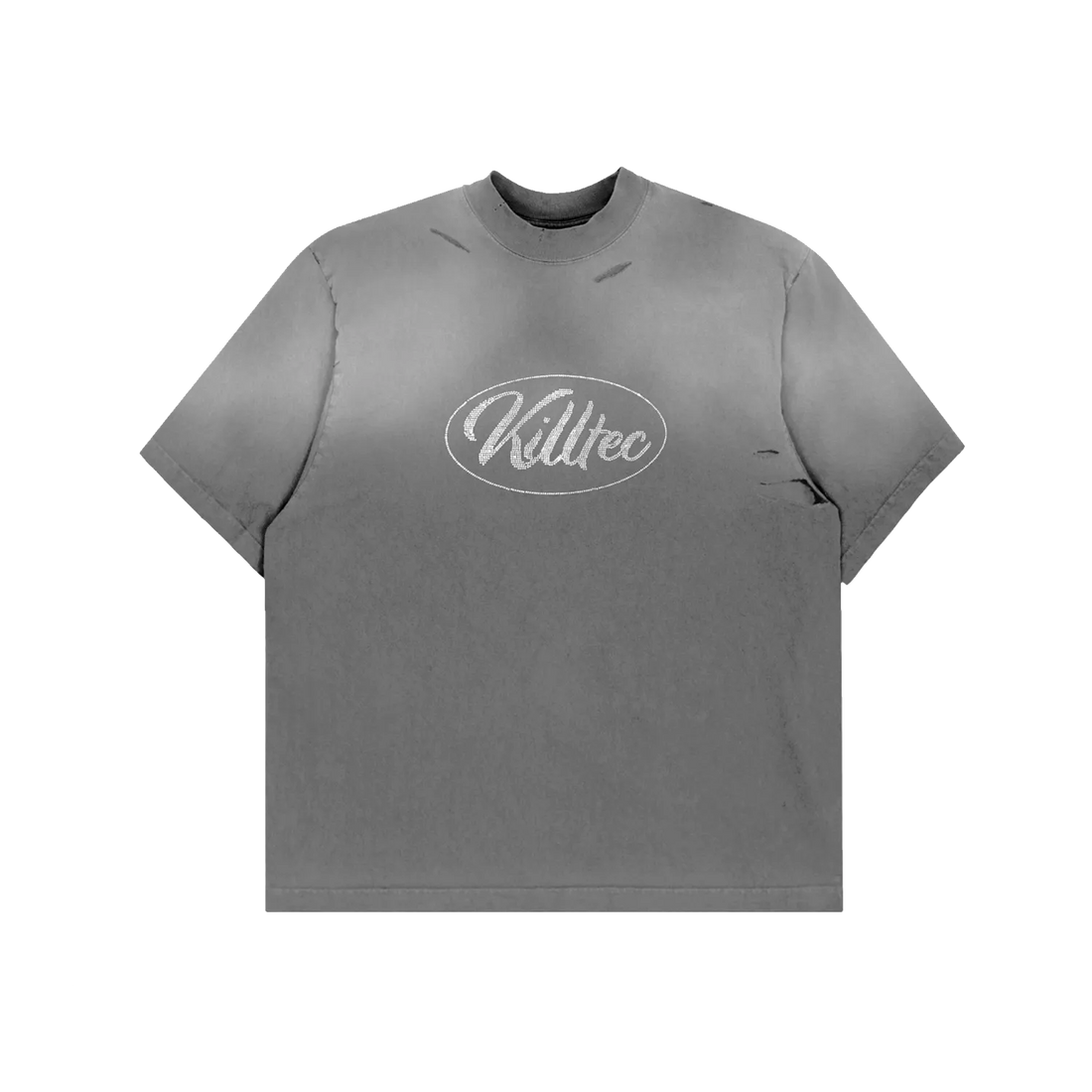 Rhinestone Tee | Grey