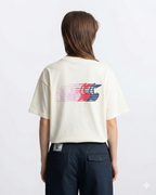 Speed Cherry Tee - Marshmallow