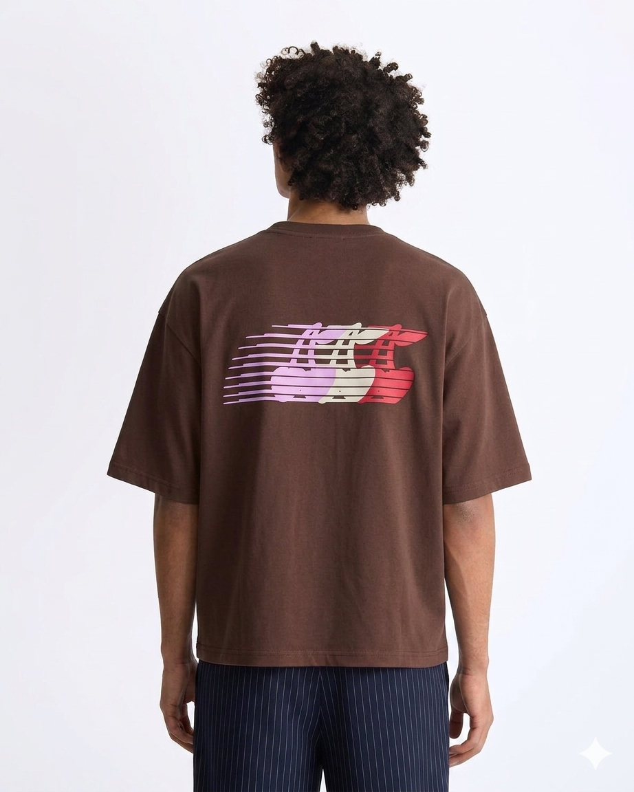 Speed Cherry Tee - Brown